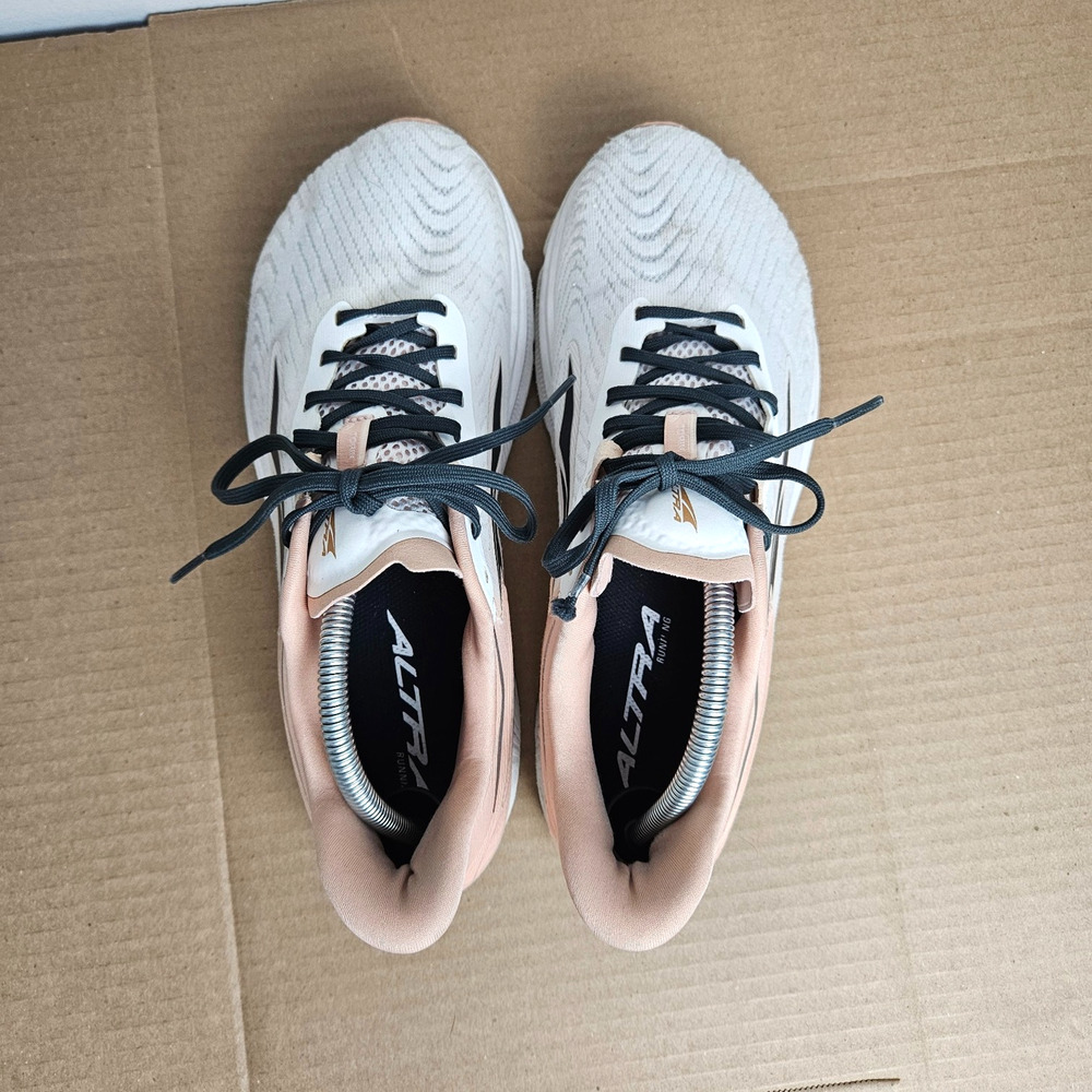 Altra Womens Torin 6 Running Shoes Size 11 White Peach Black ALOA7R78110 Road - Picture 6 of 12
